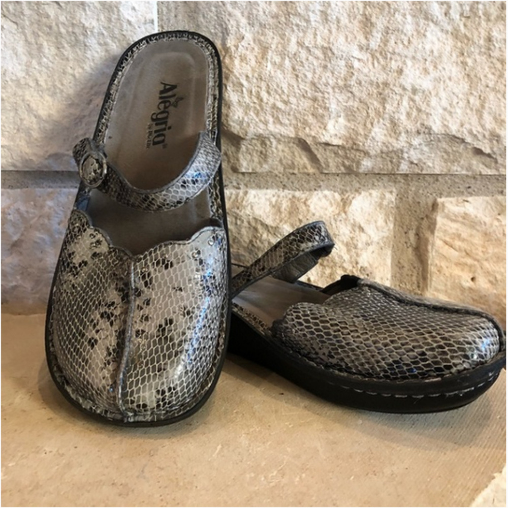 Algeria Snake Skin Mules